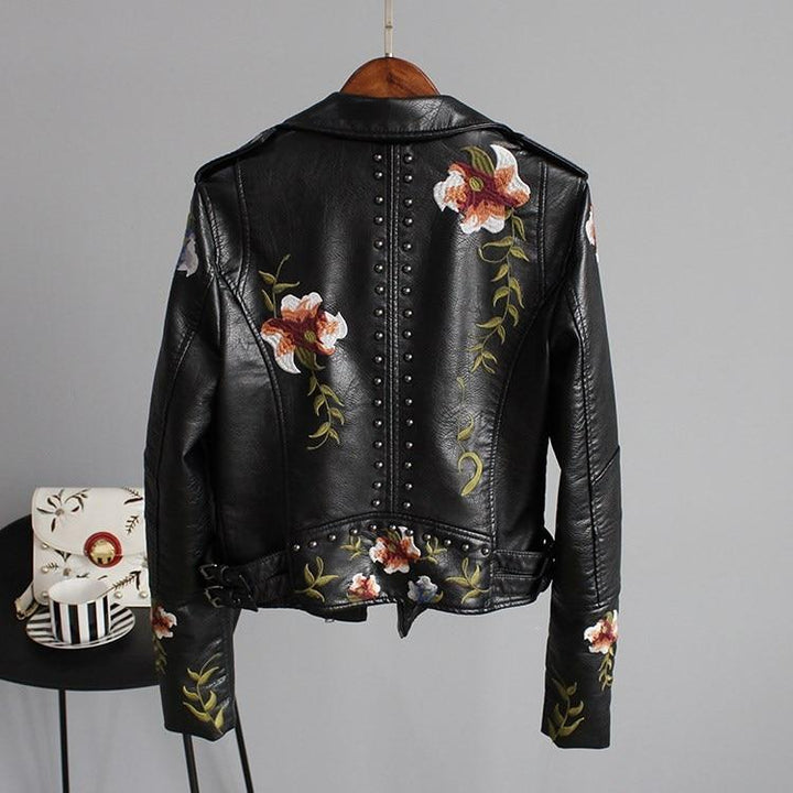 Chic Women's Leather Jacket – Modern Style for Effortless Edge