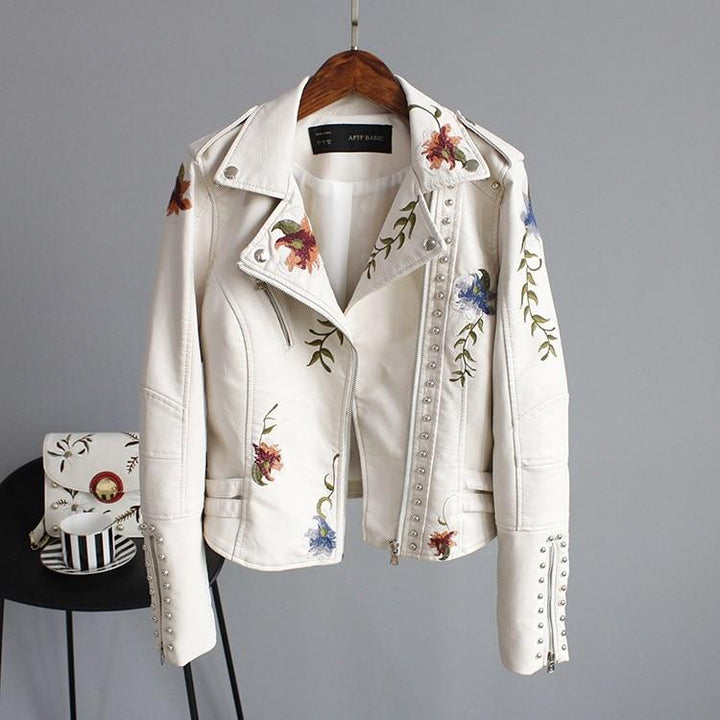 Chic Women's Leather Jacket – Modern Style for Effortless Edge