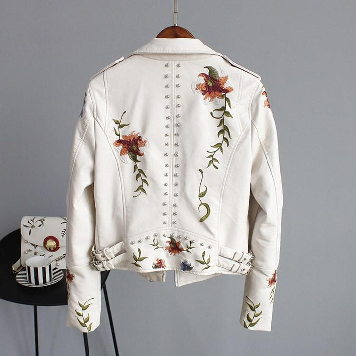 Chic Women's Leather Jacket – Modern Style for Effortless Edge