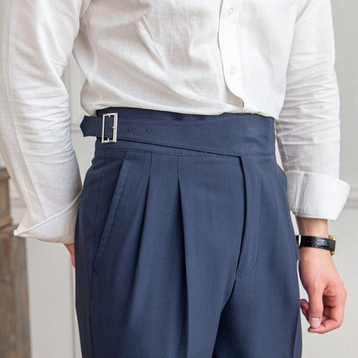Fashionable Buckled Pants for a Trendy Look