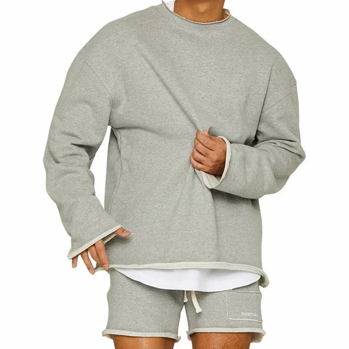 Comfy Sweater & Shorts – Relaxed & Stylish Loungewear Set