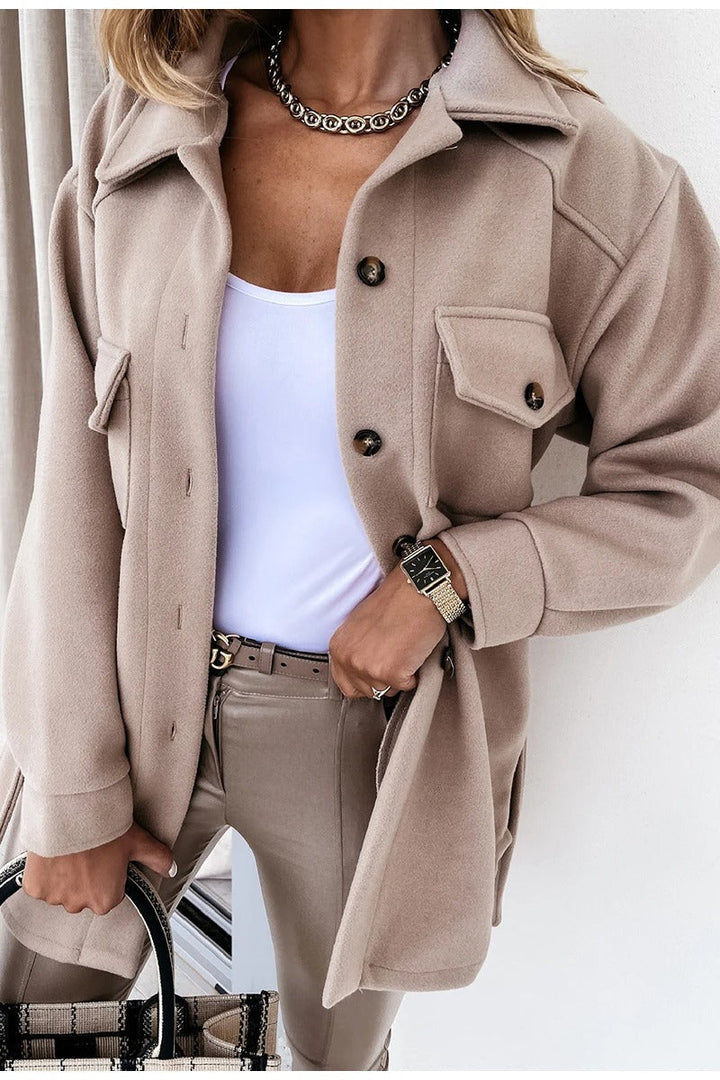 Thicken Wool Jacket – Trendy & Warm Outerwear for the Fashion-Forward