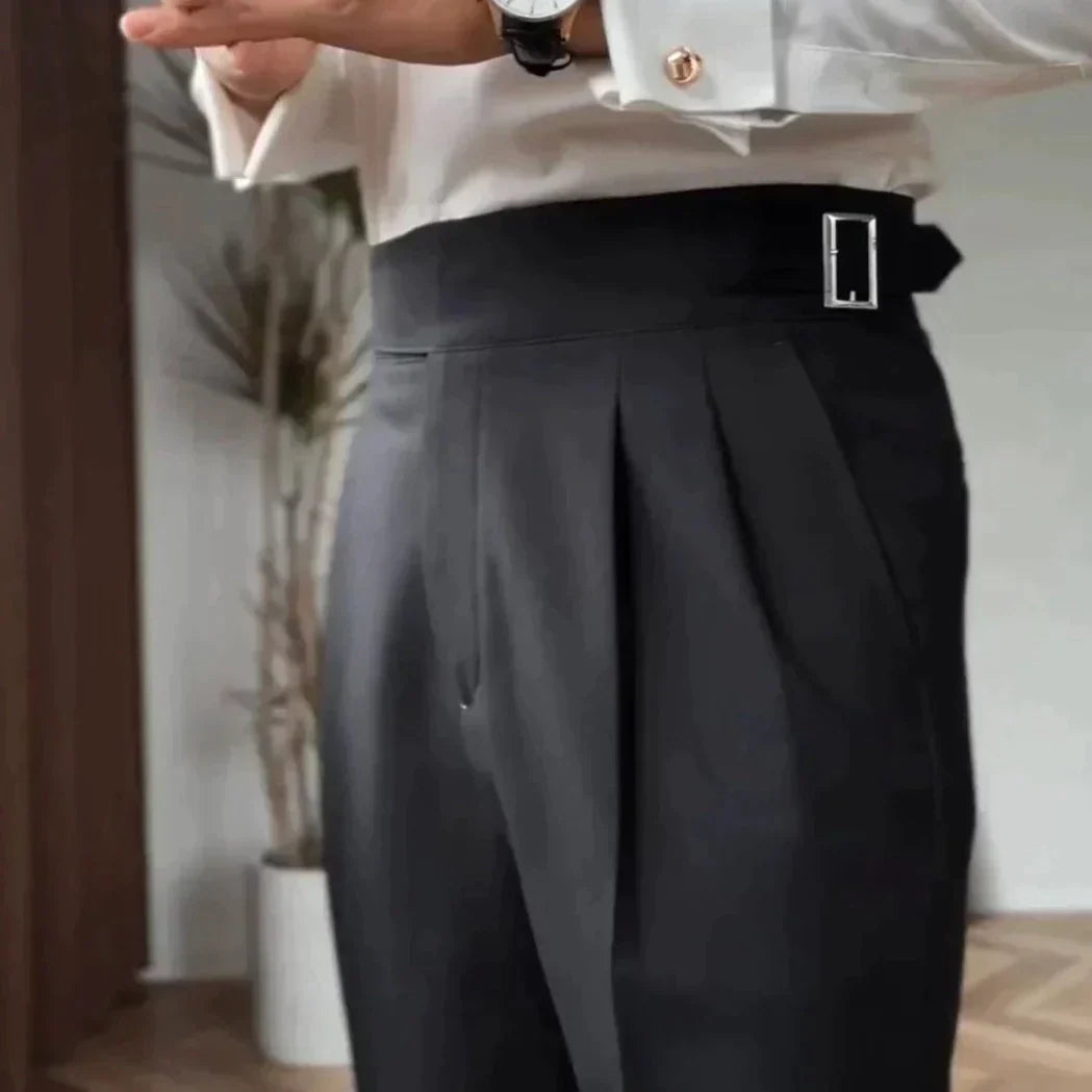Fashionable Buckled Pants for a Trendy Look