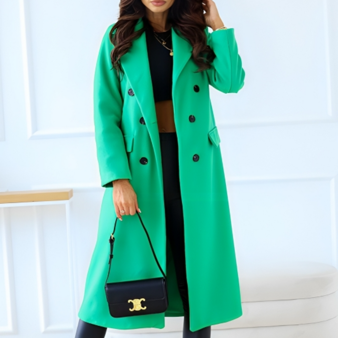 Elegant Wool Winter Coat – Sophisticated Style for Cold Weather