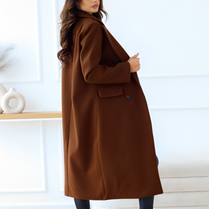 Elegant Wool Winter Coat – Sophisticated Style for Cold Weather