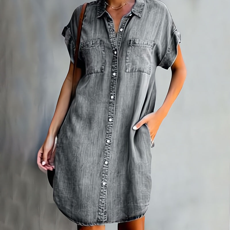 Stylish Denim Dress – Modern & Chic for Everyday Wear
