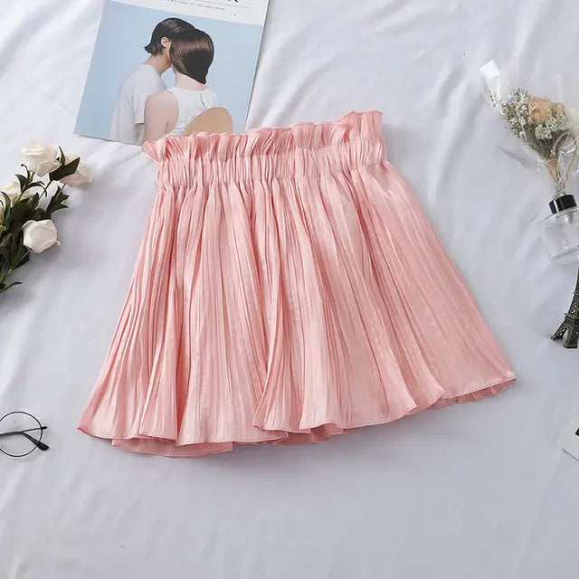 Irregular Pleated Skirt – Trendy Summer Style for Effortless Chic