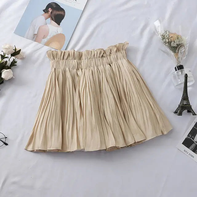 Irregular Pleated Skirt – Trendy Summer Style for Effortless Chic