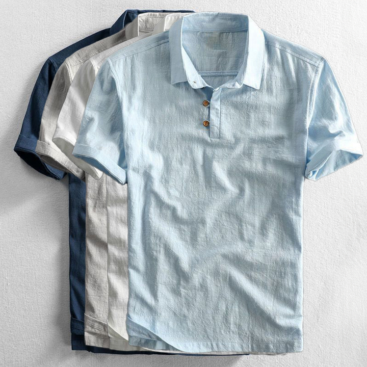 Luxury Linen Polo Shirt – Sophisticated Style for the Modern Man