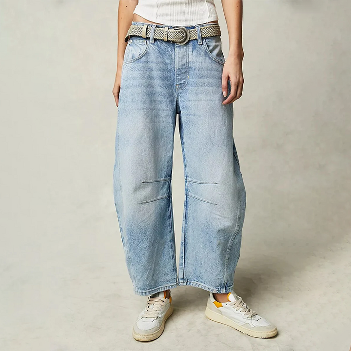 Relaxed Wide-Leg Jeans – Comfortable & Trendy Casual Style