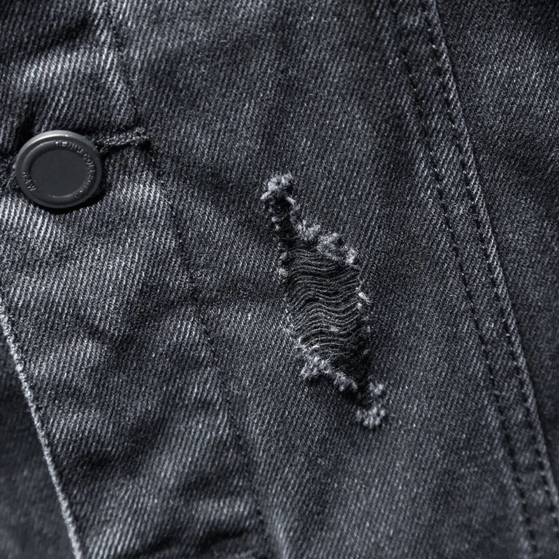 Denim Hoodie Jacket – Trendy Layer for Casual Outfits
