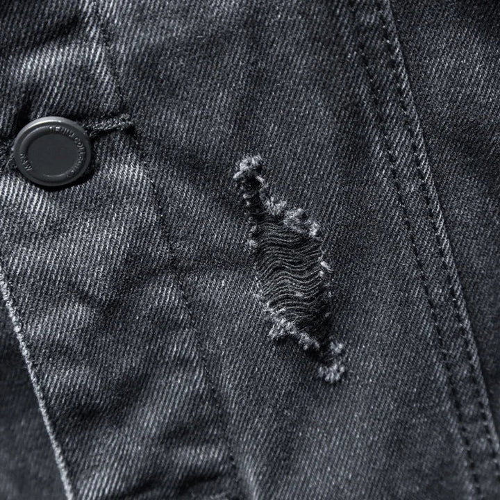 Denim Hoodie Jacket – Trendy Layer for Casual Outfits