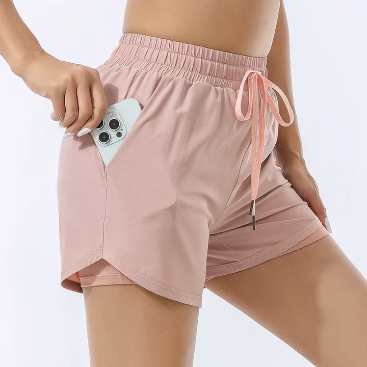 Sporty 2-In-1 Shorts – Trendy Athletic Wear for Active Days