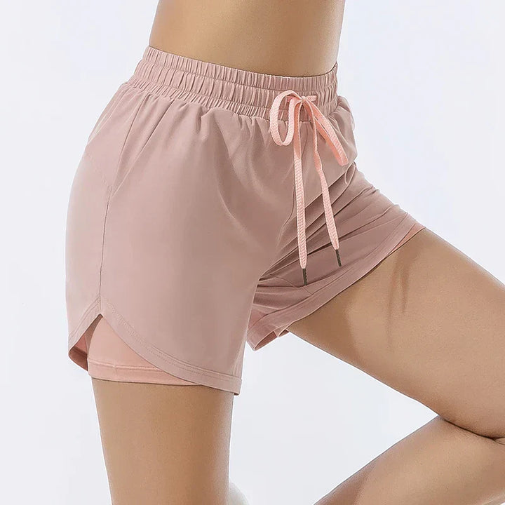 Sporty 2-In-1 Shorts – Trendy Athletic Wear for Active Days