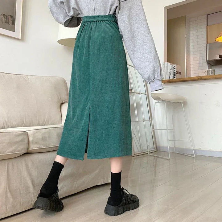 Corduroy Long Skirts – Trendy & Comfortable Everyday Fashion
