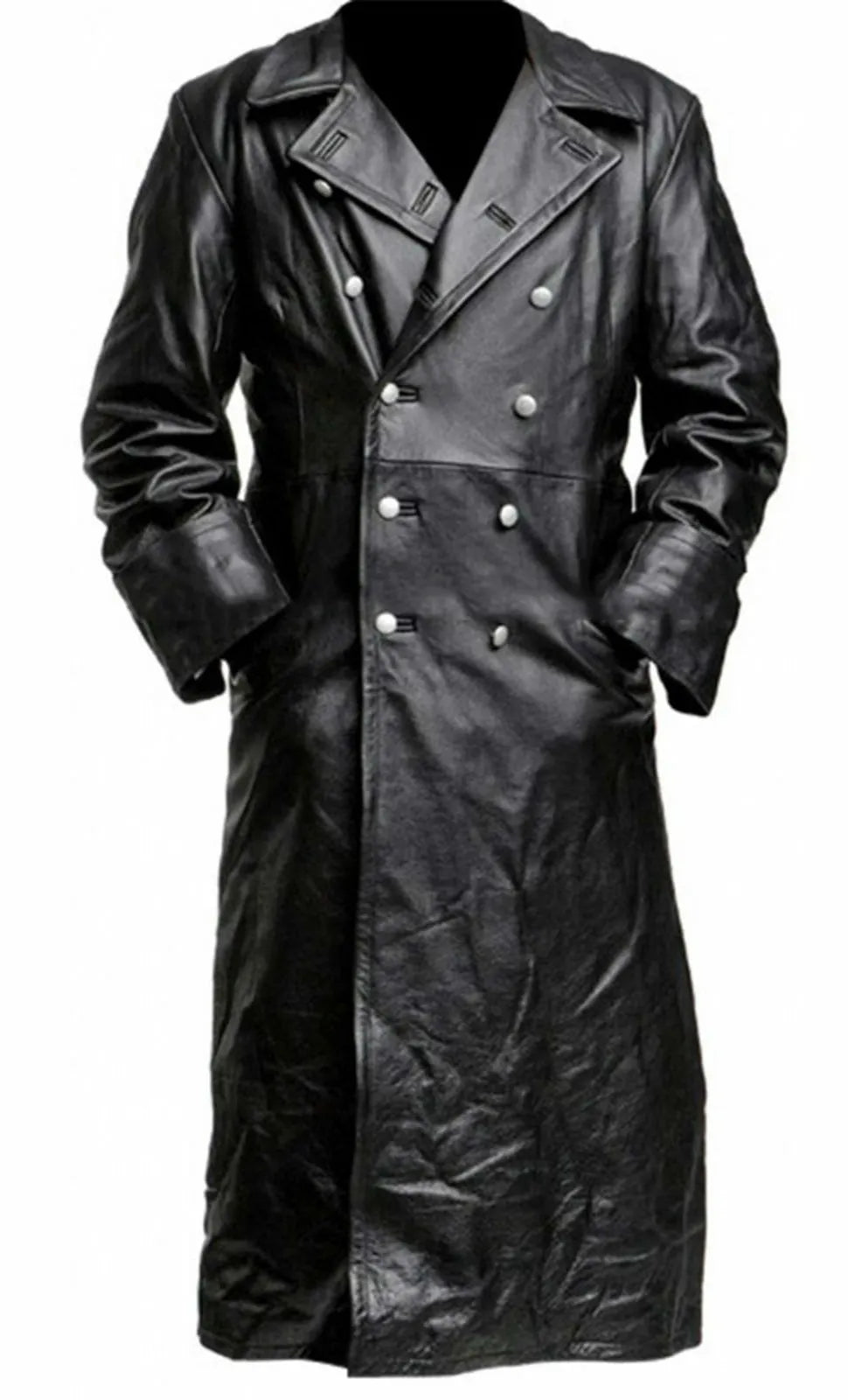 Black Leather Trench Coat – Trendy & Timeless Outerwear