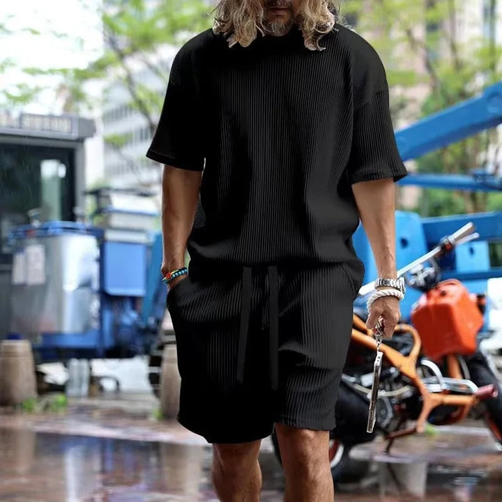 Men's Casual Summer Two-Piece Set – Trendy & Comfortable Outfit Choice