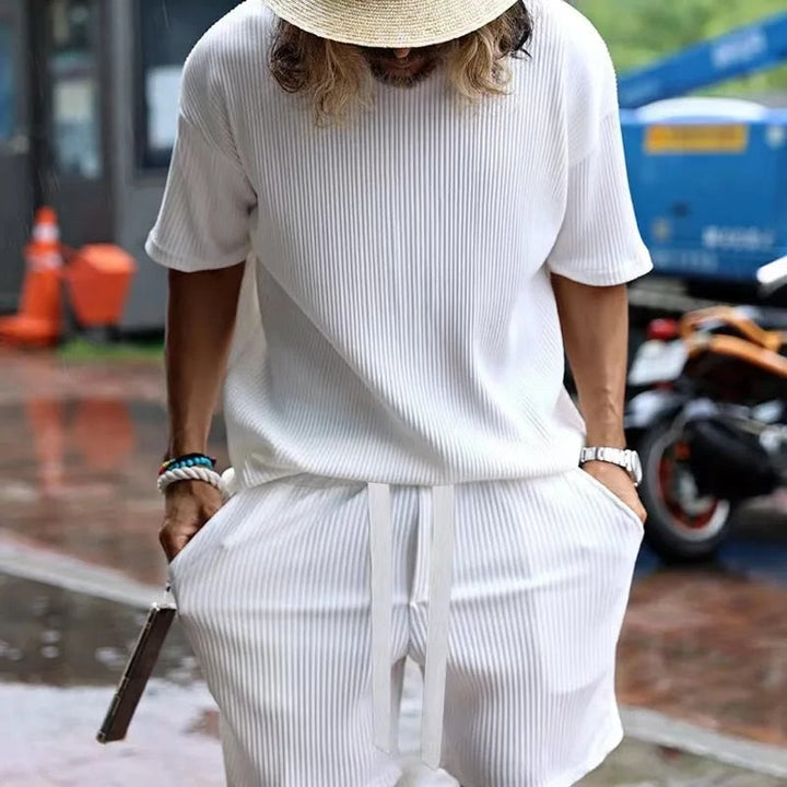 Men's Casual Summer Two-Piece Set – Trendy & Comfortable Outfit Choice