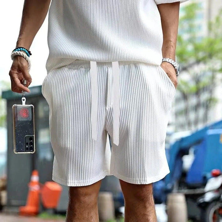 Men's Casual Summer Two-Piece Set – Trendy & Comfortable Outfit Choice