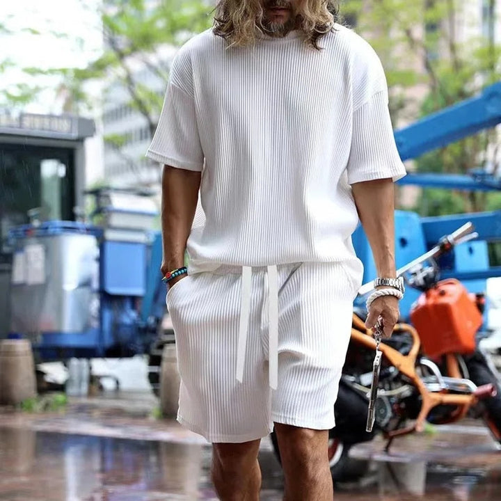 Men's Casual Summer Two-Piece Set – Trendy & Comfortable Outfit Choice