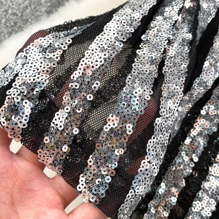 Metallic Sequins Skirt – Trendy & Chic Evening Wear
