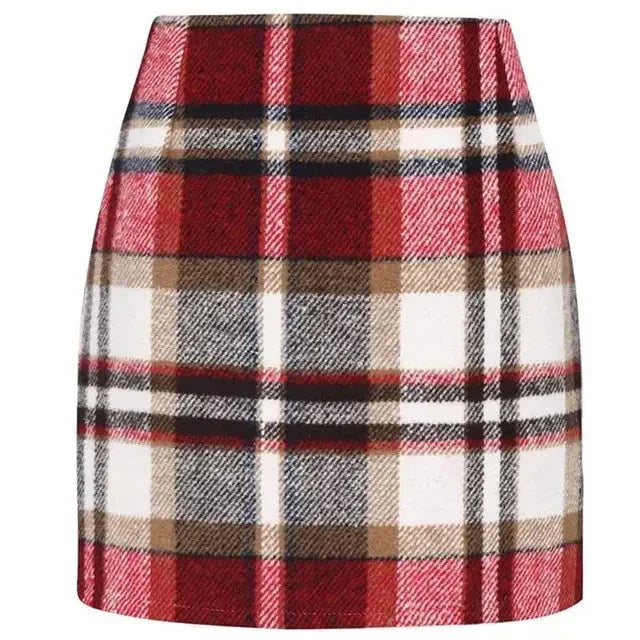 Plaid Design Mini Skirt – Trendy & Chic Fashion Statement