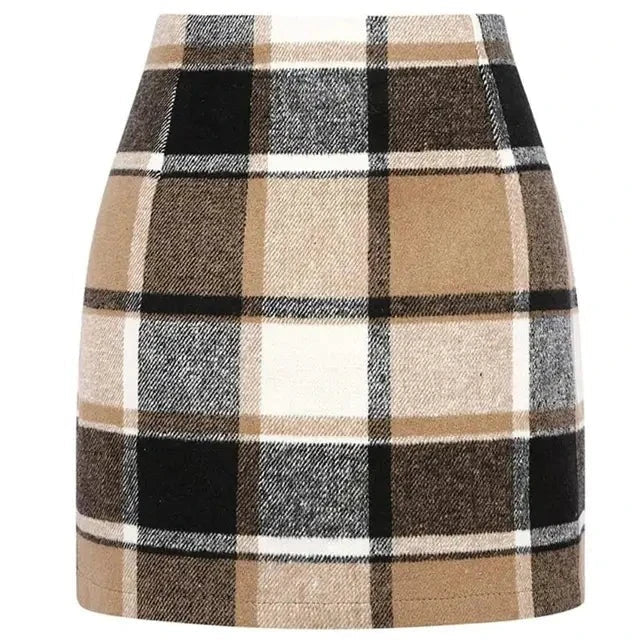 Plaid Design Mini Skirt – Trendy & Chic Fashion Statement
