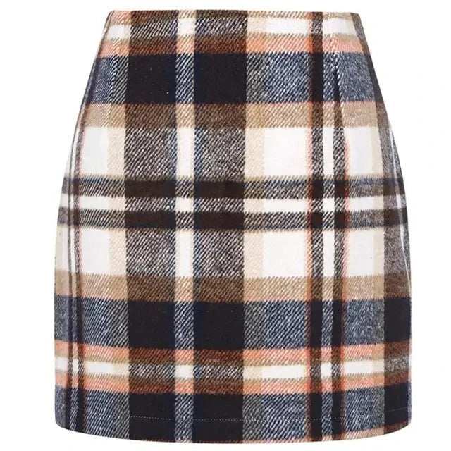 Plaid Design Mini Skirt – Trendy & Chic Fashion Statement