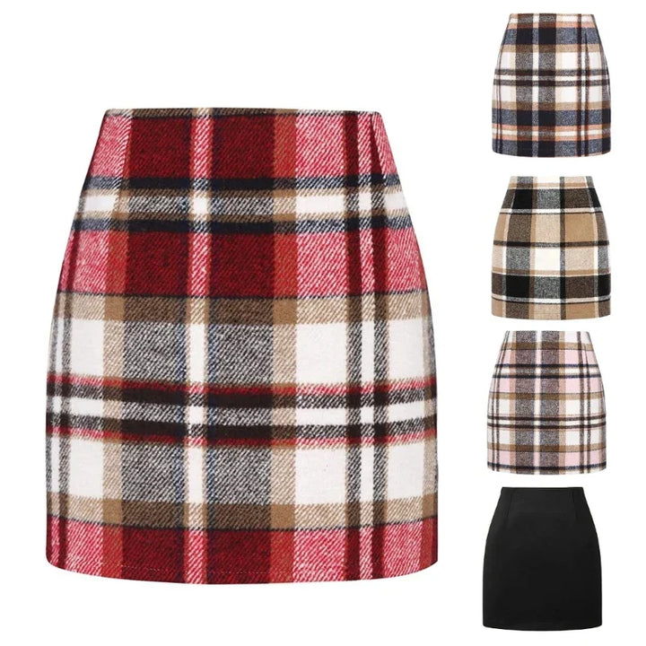 Plaid Design Mini Skirt – Trendy & Chic Fashion Statement