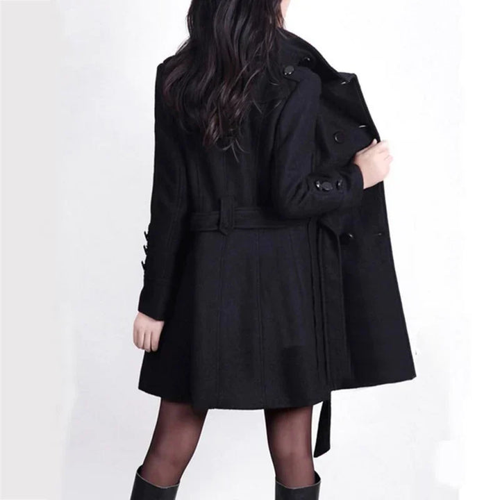 Classic Women's Jacket with Belt – Elegant & Timeless Outerwear