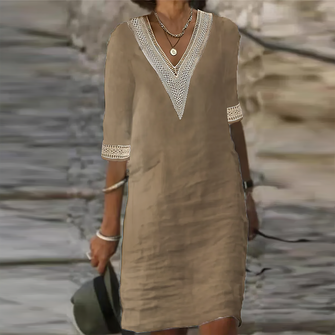 Cotton Linen Summer Dress – Trendy & Comfortable Look for Warm Days