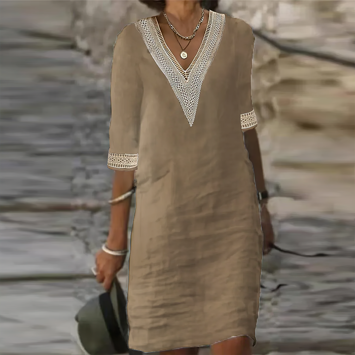 Cotton Linen Summer Dress – Trendy & Comfortable Look for Warm Days
