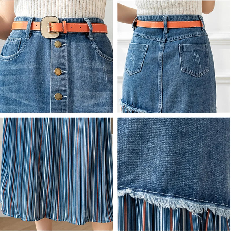 Midi Denim Skirt – Trendy & Chic Wardrobe Essential