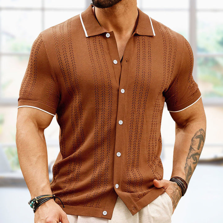 Modern Chase Knitted Polo – Trendy & Stylish Everyday Wear