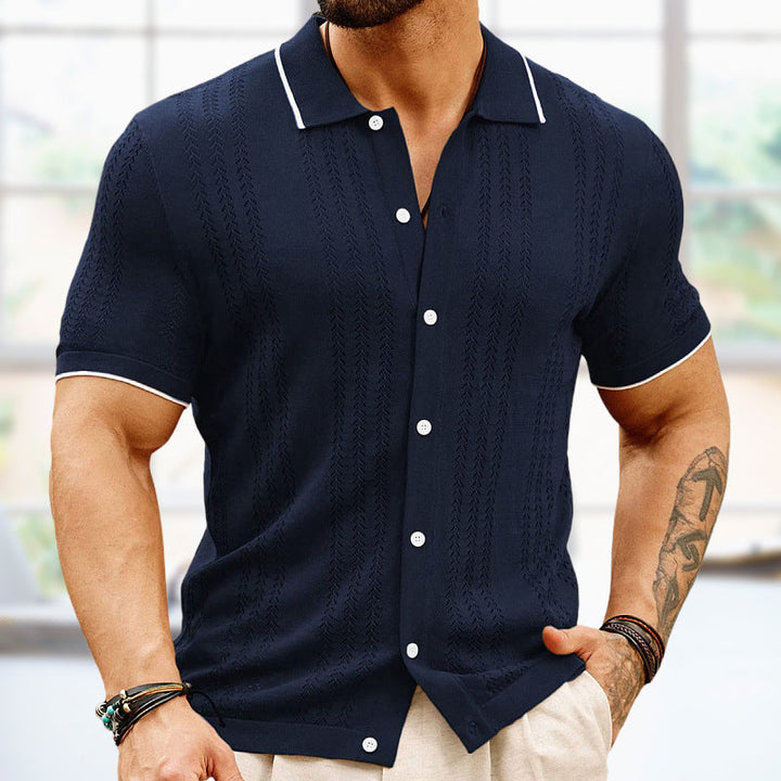 Modern Chase Knitted Polo – Trendy & Stylish Everyday Wear