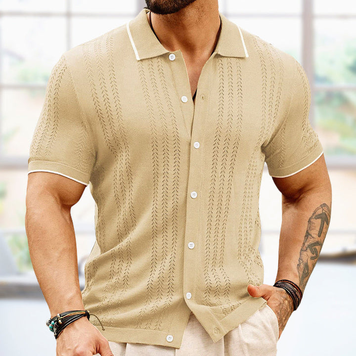 Modern Chase Knitted Polo – Trendy & Stylish Everyday Wear