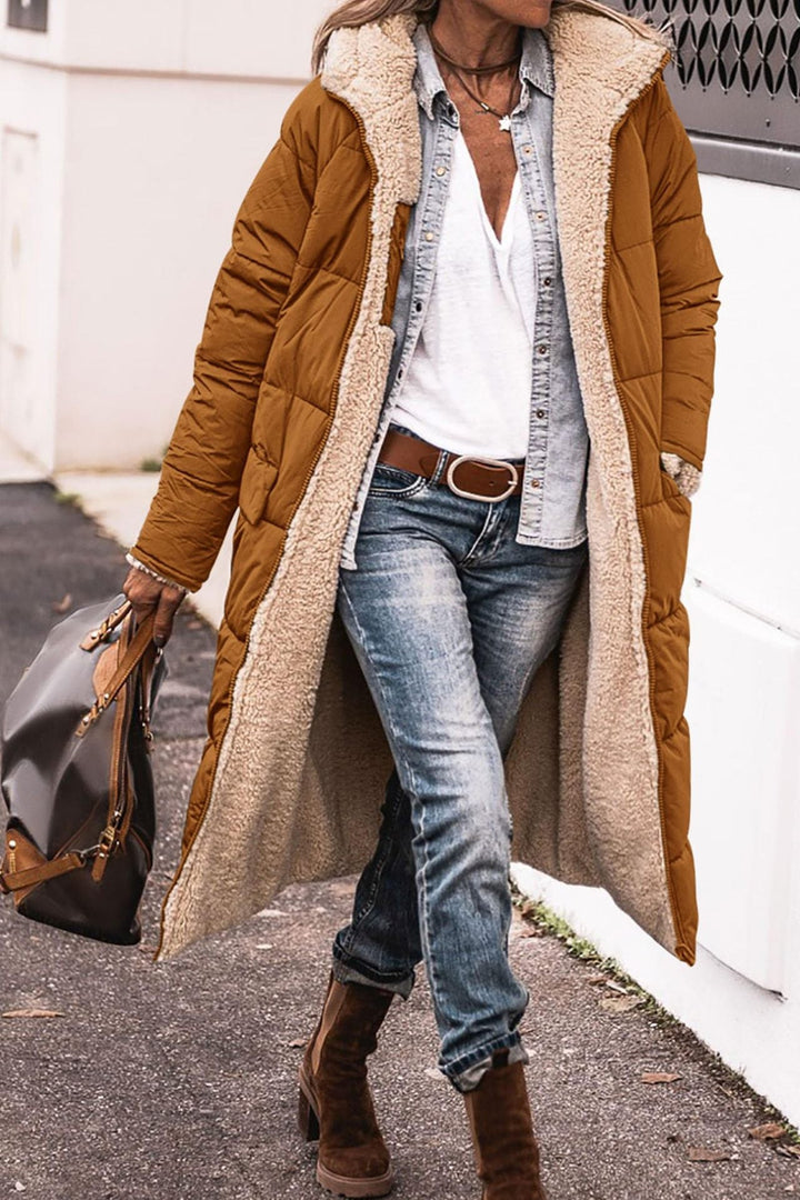 Stylish Long Winter Coat – Trendy & Chic Outerwear for Cold Days