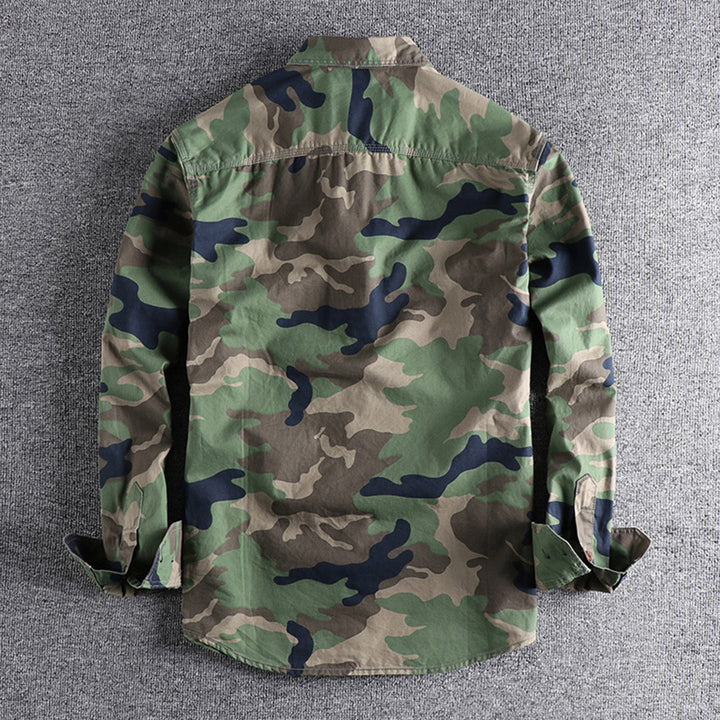 Camouflage Print AUBERT Shirt – Trendy & Modern Style for Everyday Wear