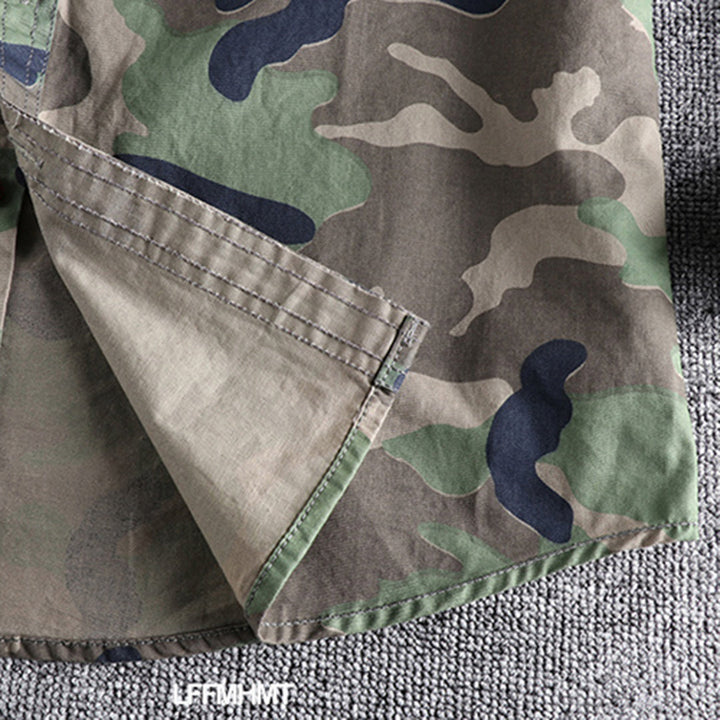 Camouflage Print AUBERT Shirt – Trendy & Modern Style for Everyday Wear