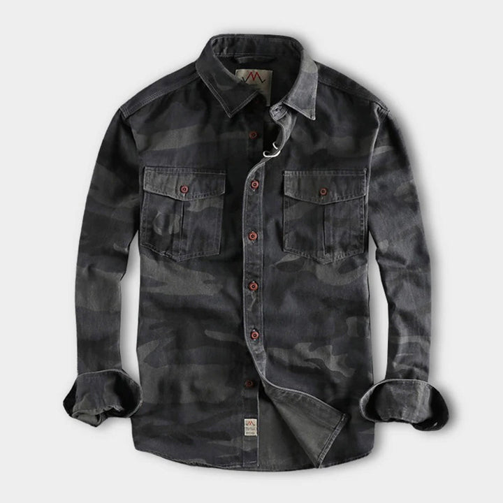 Camouflage Print AUBERT Shirt – Trendy & Modern Style for Everyday Wear