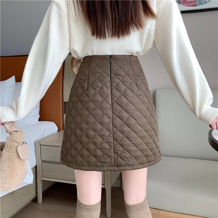 Padded Mini Skirt – Trendy & Modern Style