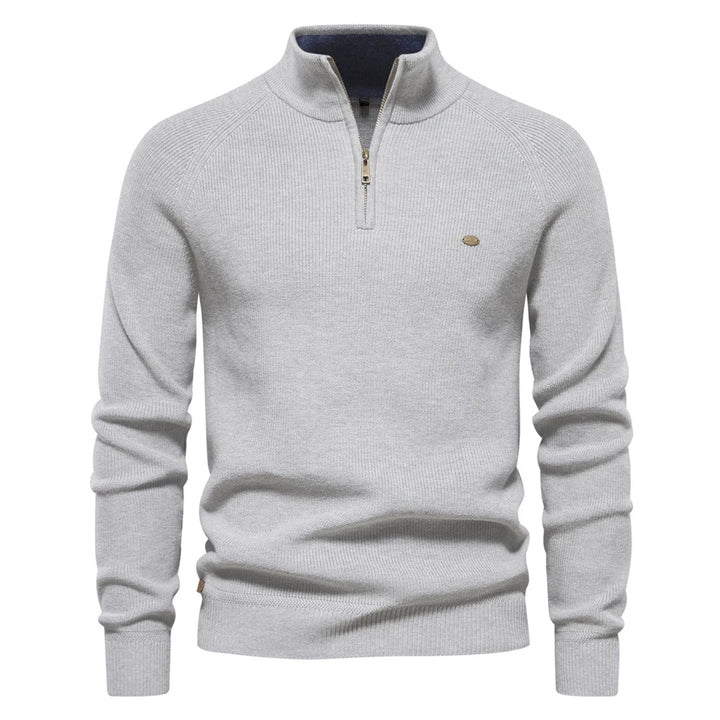 Stylish Zip-Up Sweater – Trendy & Comfortable Layering Essential