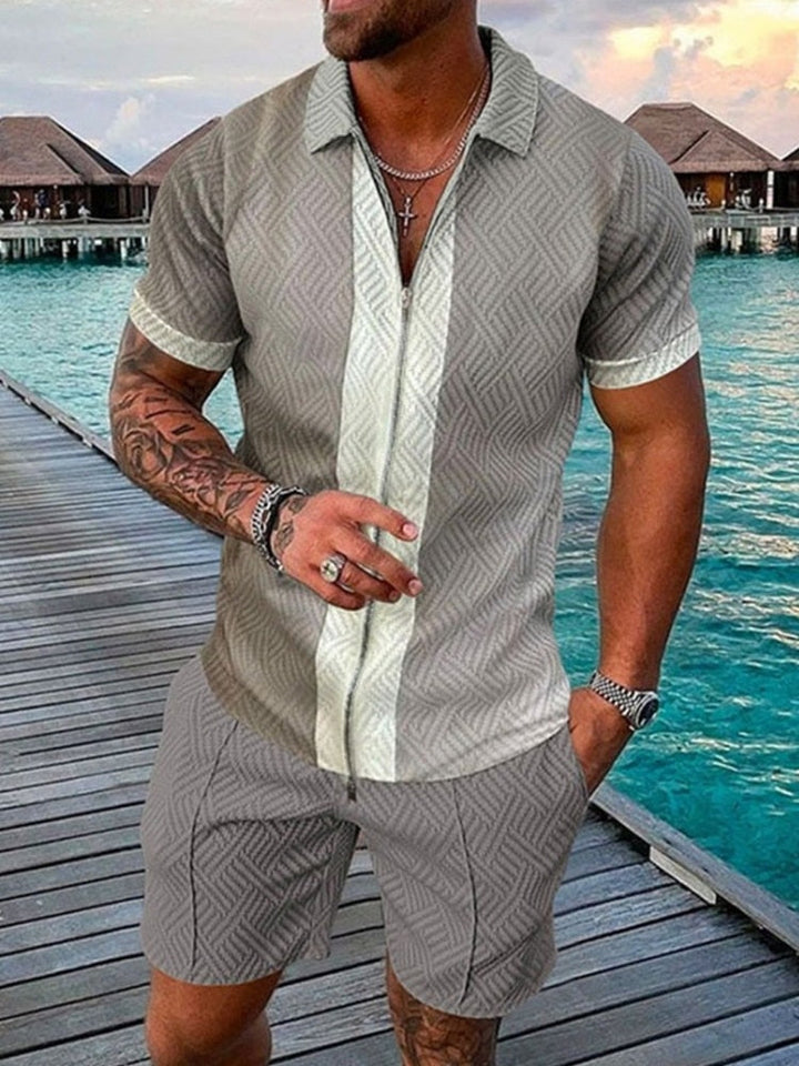 Streetwear Polo & Shorts – Trendy Casual Outfit for Urban Style