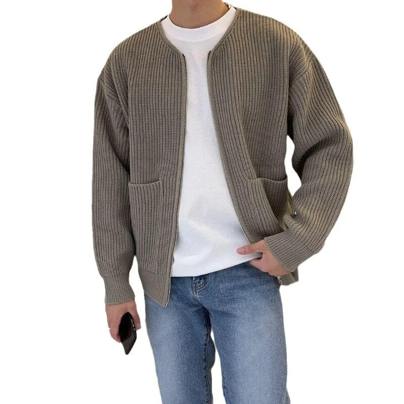 Zippered Cardigan – Trendy & Comfortable Layering Piece