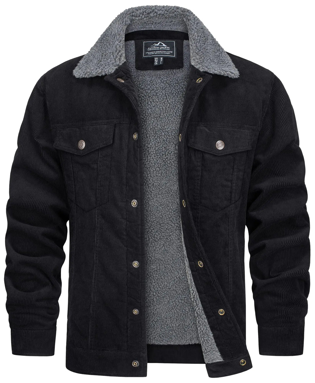 Men's Trendy Fleece Jacket – Stylish & Comfortable for Everyday Wear