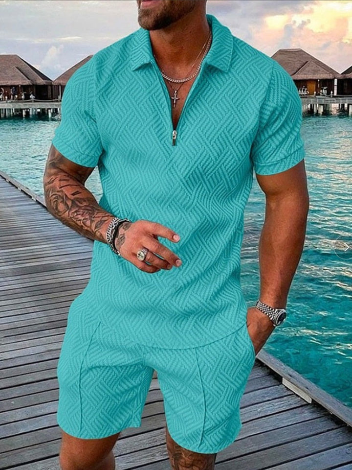 Streetwear Polo & Shorts – Trendy Casual Outfit for Urban Style