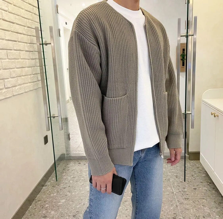 Zippered Cardigan – Trendy & Comfortable Layering Piece
