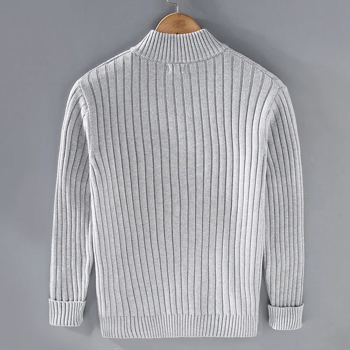 Men's Trendy Zip Cardigan – Stylish & Comfortable Layering Essential