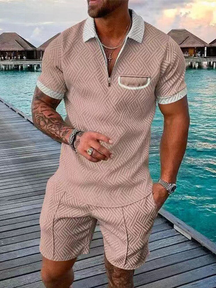 Streetwear Polo & Shorts – Trendy Casual Outfit for Urban Style