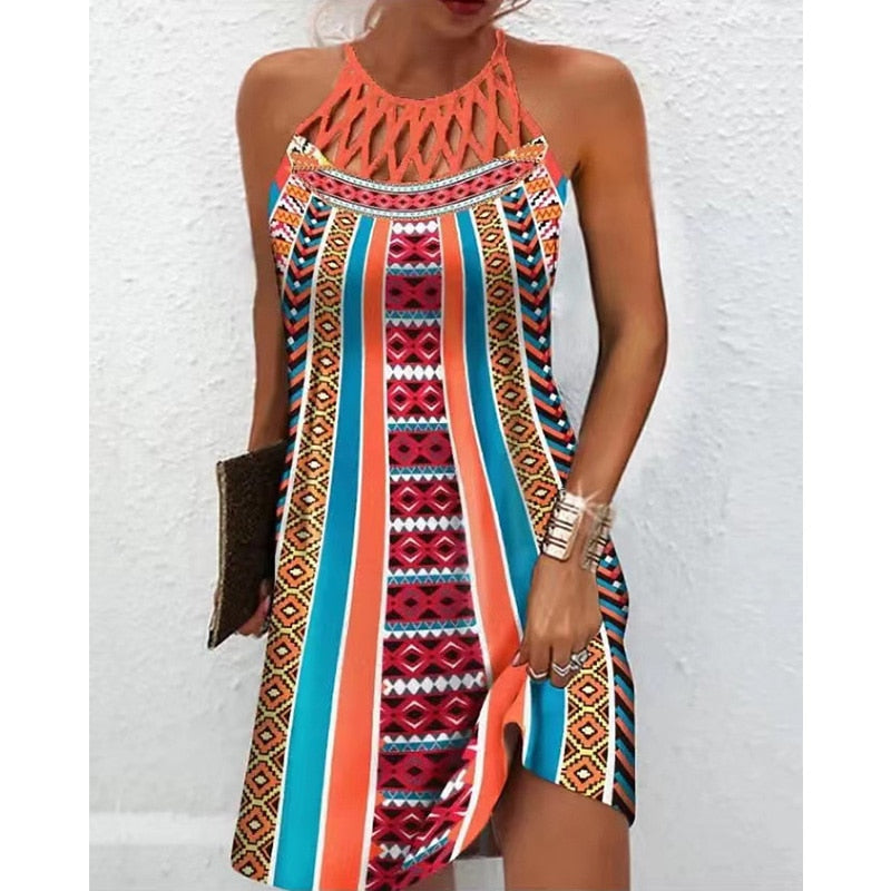 Elegant Printed Dress – Sophisticated Style for Any Occasion